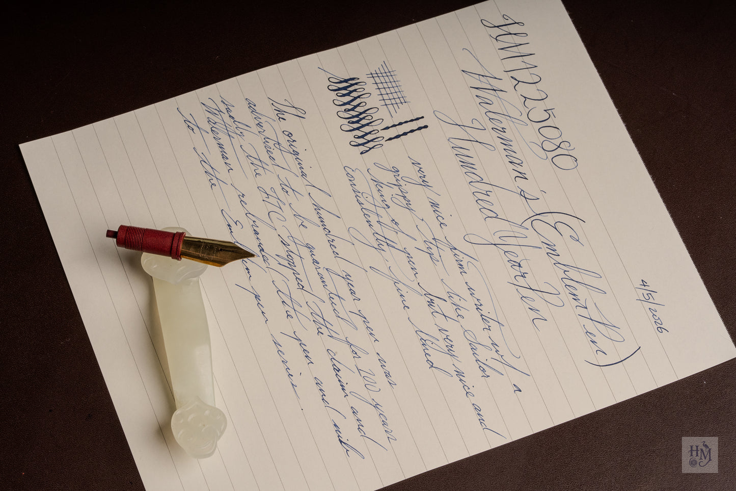 Waterman's Hundred Year Pen #18 Jowo 6, 14k gold, 400g Semi-Flex