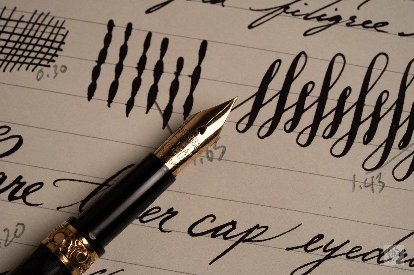 Waterman's 22, BCHR, Double GPT Barrel Bands, #2 14k Flex