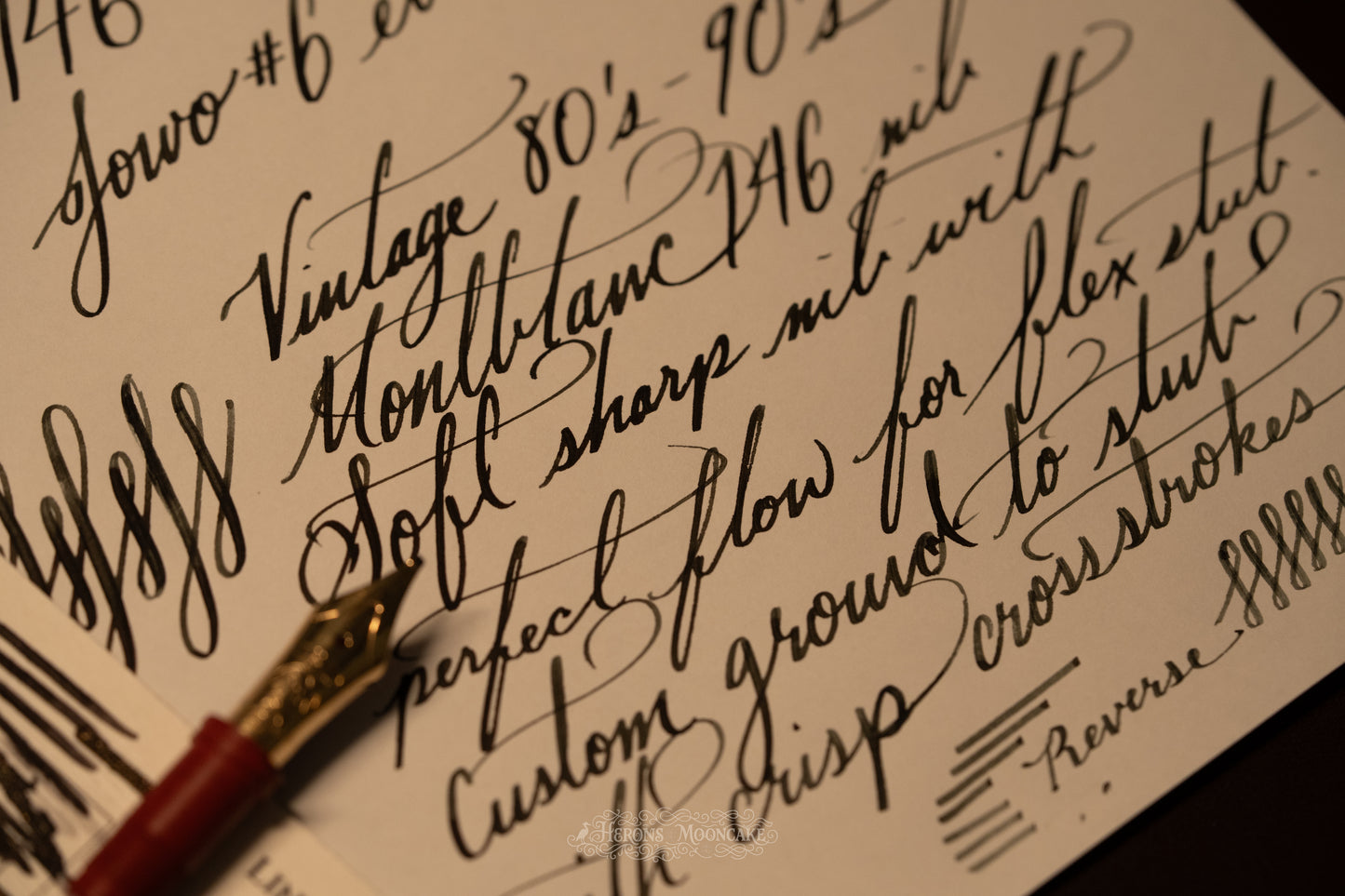 Jowo 6 Nib Unit | Montblanc | 146 Monotone | 14k Gold | Broad Semi Flex Stub