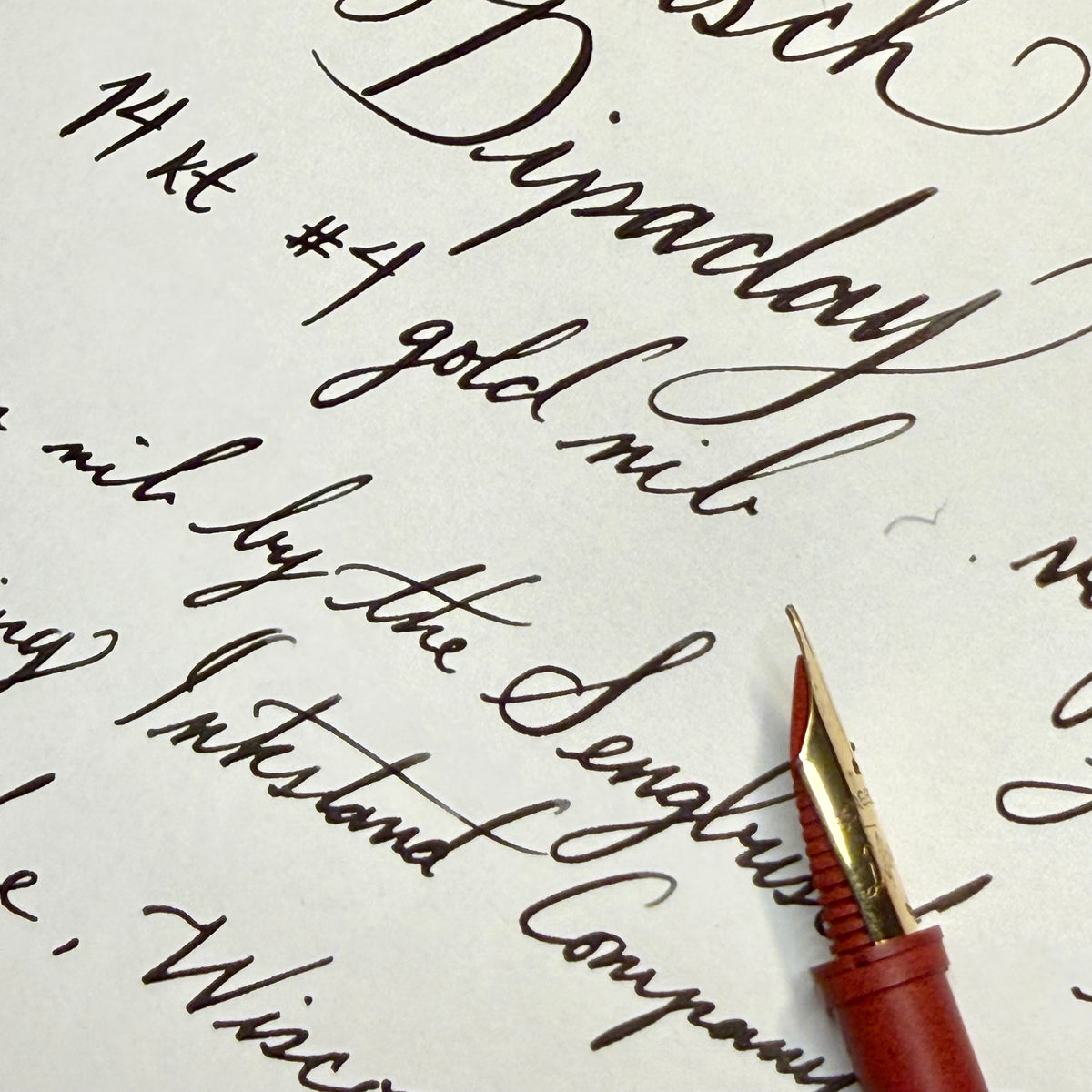 Jowo 6 Nib Unit | Sengbusch | #4 Dipaday | 14kt Gold | Fine Super Flex