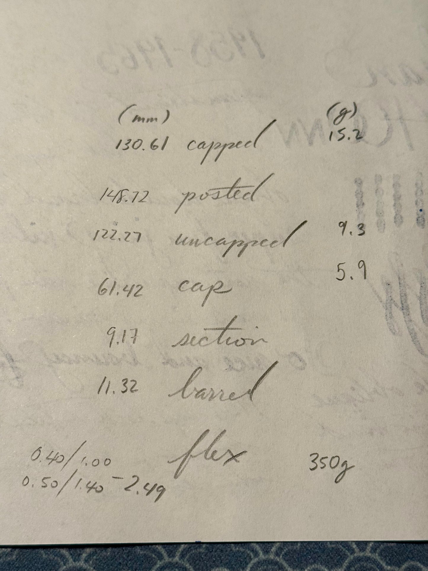 Pelikan 400NN 1958-1965, Green Striped, #5 14C OBB Nib