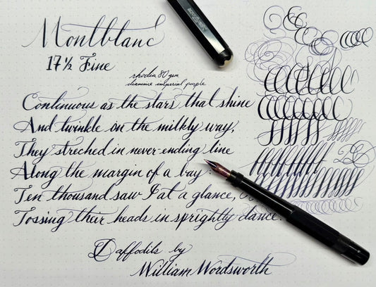 Handwriting Stops Time: Wordsworth and a Vintage Montblanc