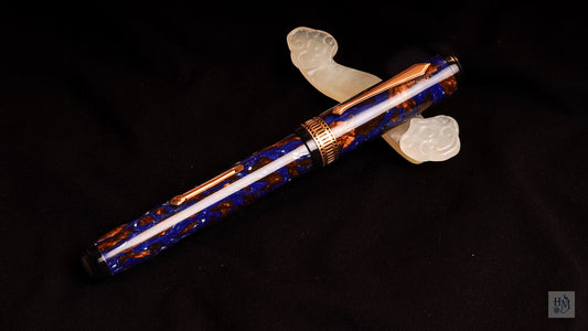 Waterman's Patrician, Turquoise Celluloid GPT, #8 14k Patrician Nib
