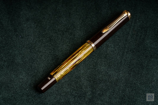 Pelikan 400, Tortoiseshell Celluloid Binde GPT, 14C Flex OM