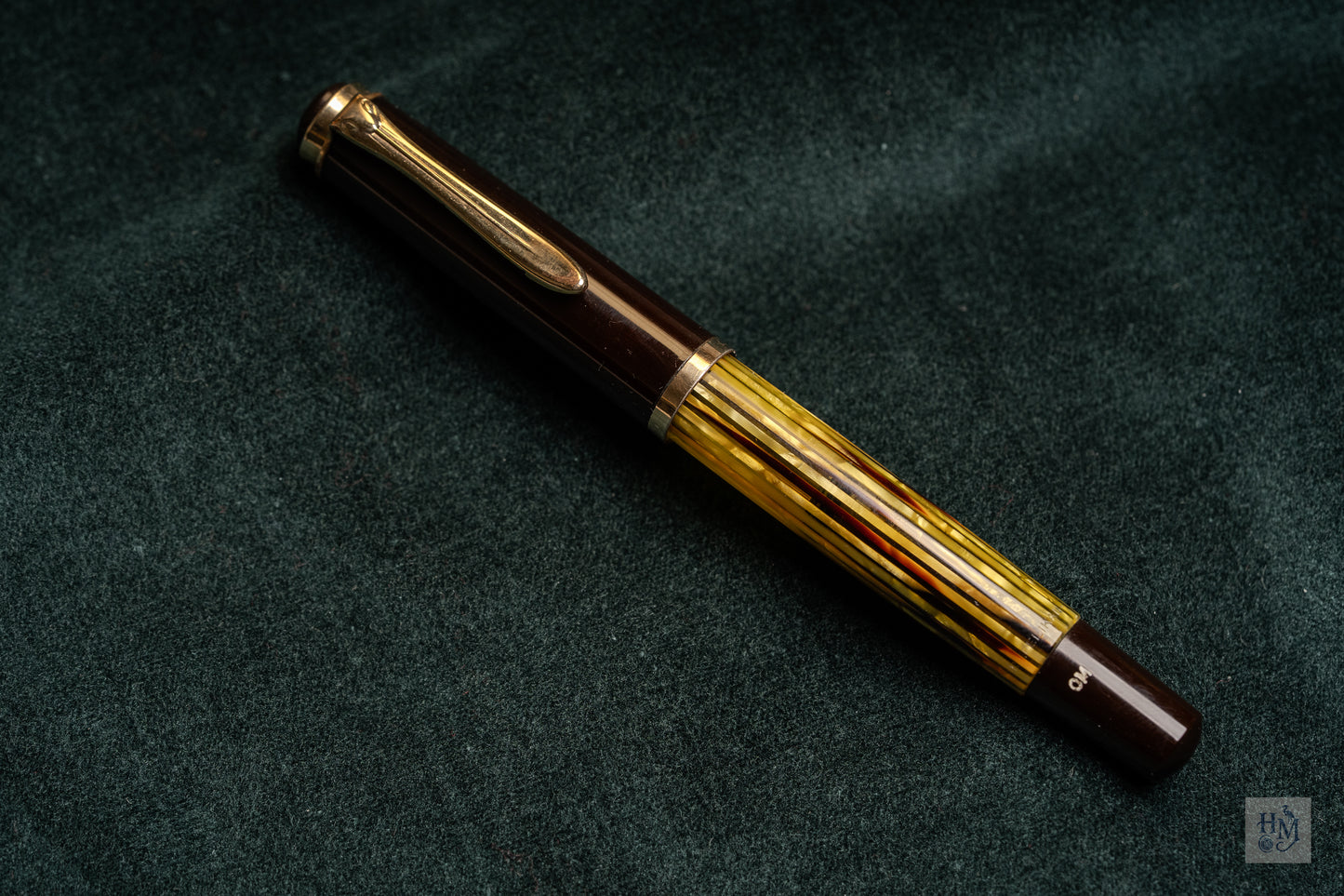 Pelikan 400, Tortoiseshell Celluloid Binde GPT, 14C Flex OM