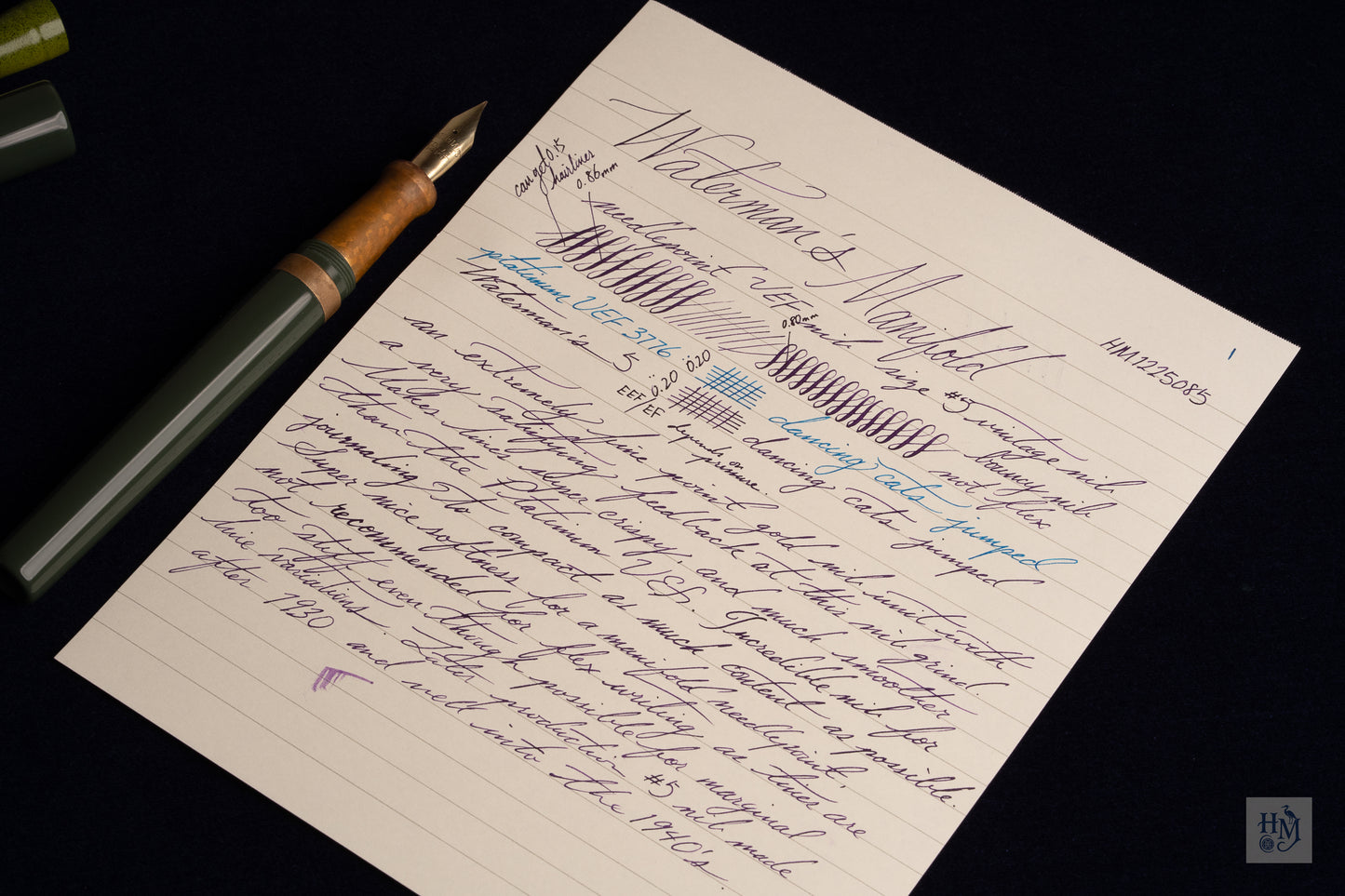 Waterman's Ideal #5, 14k Gold, 360g Flex (JOWO 6)