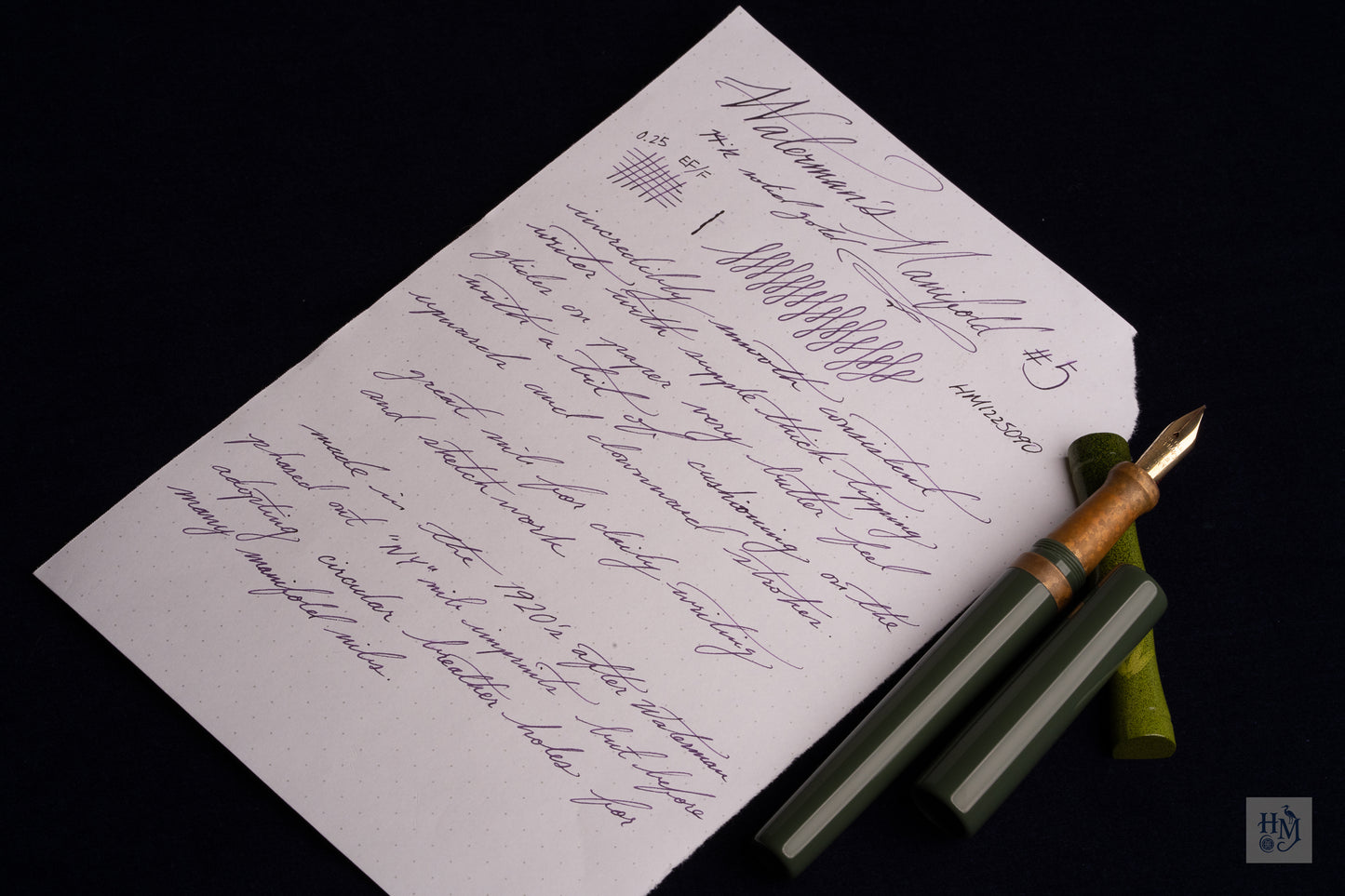 Waterman's #5 Manifold, 14k Gold, F (JOWO 6)