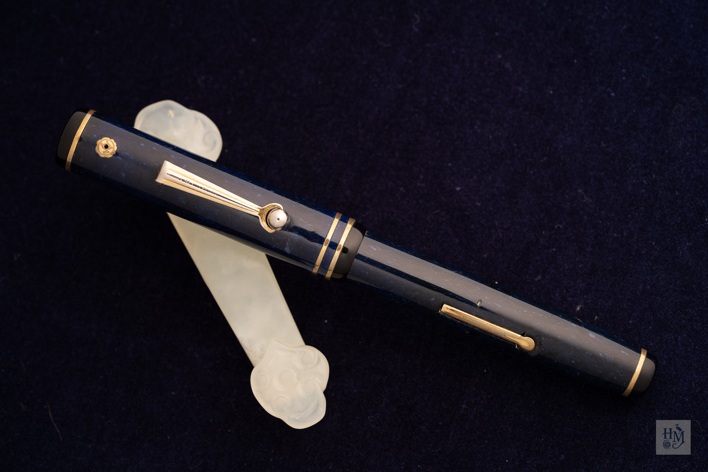 Wahl Eversharp Signature Gold Seal, Lazulitic Blue GPT, #5 Flexible nib