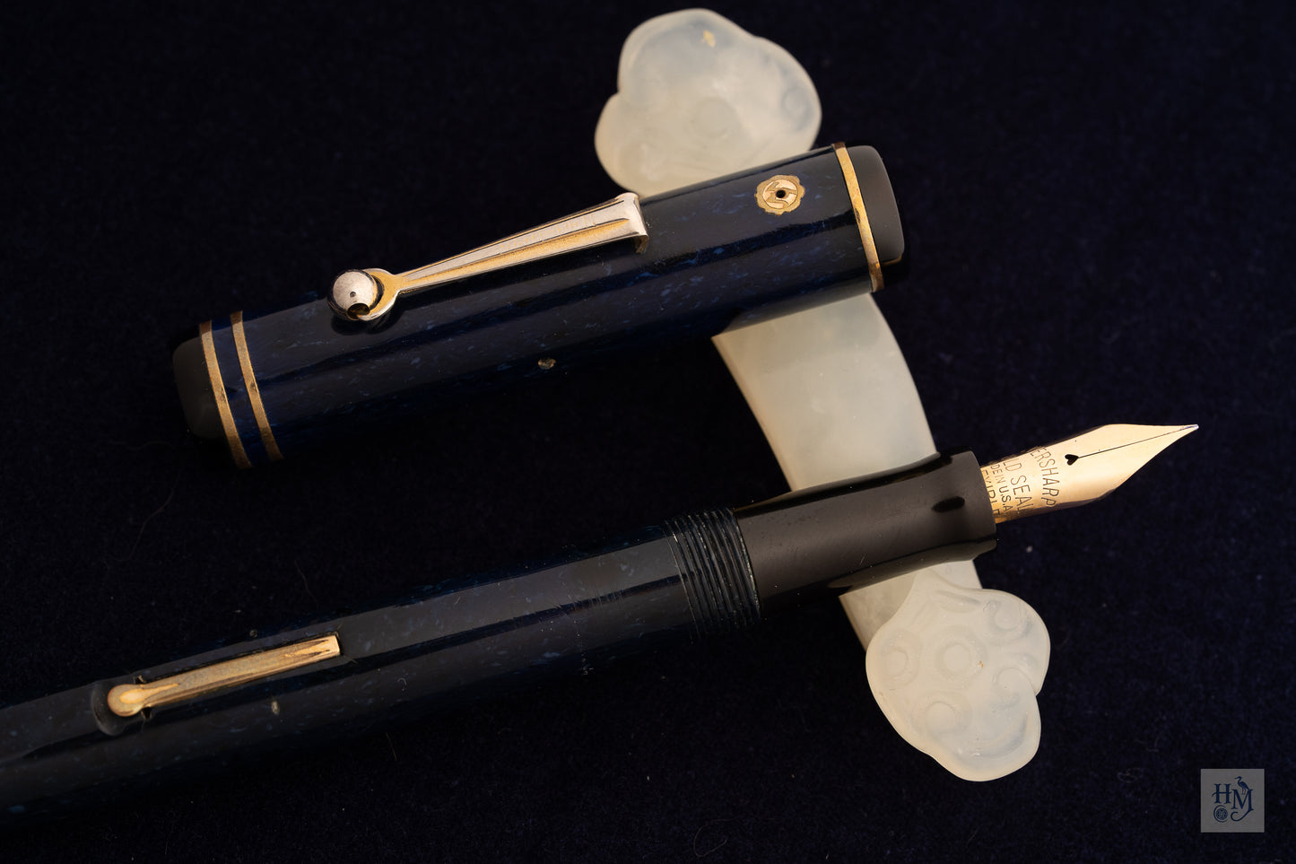 Wahl Eversharp Signature Gold Seal, Lazulitic Blue GPT, #5 Flexible nib
