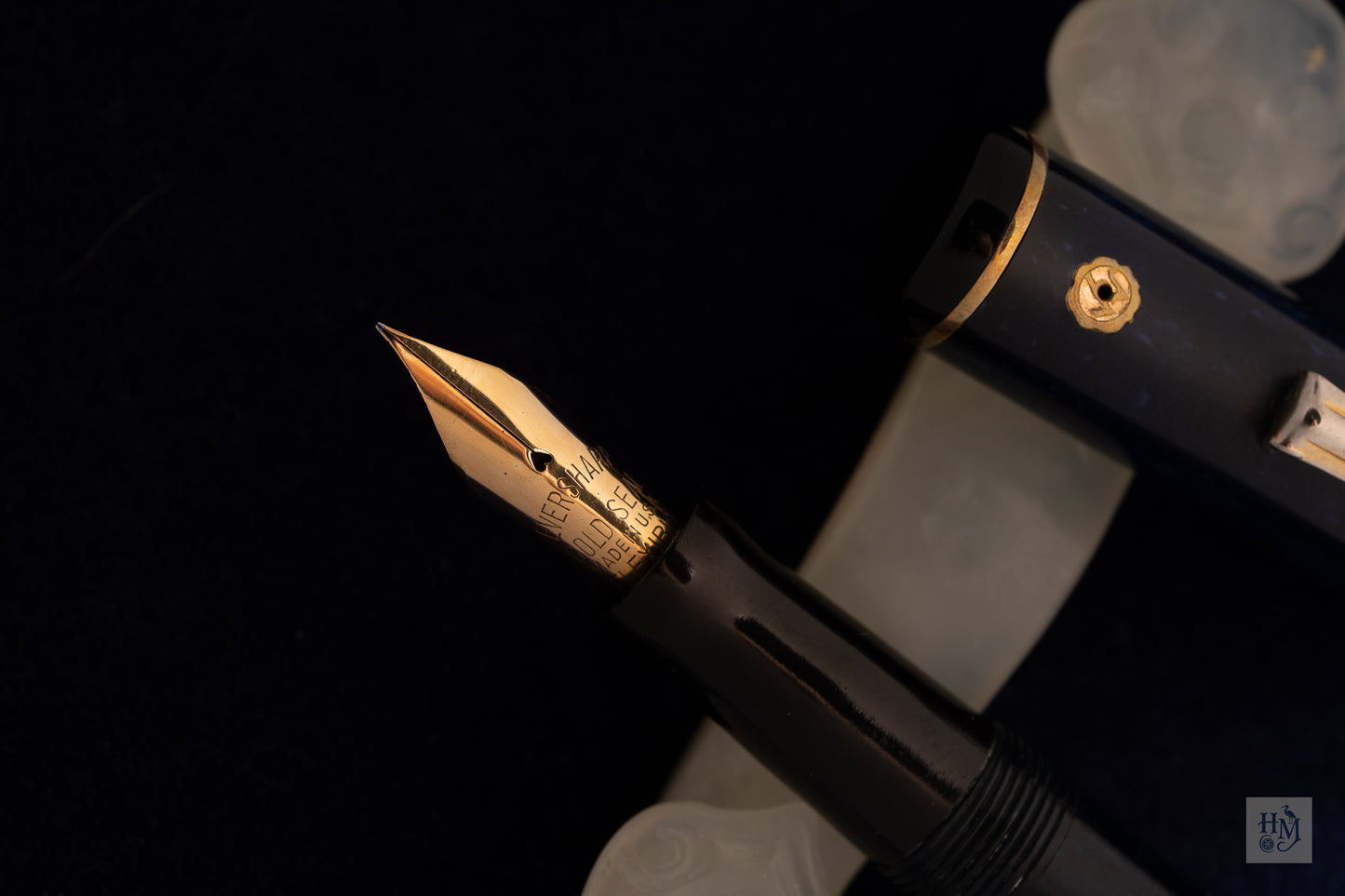 Wahl Eversharp Signature Gold Seal, Lazulitic Blue GPT, #5 Flexible nib
