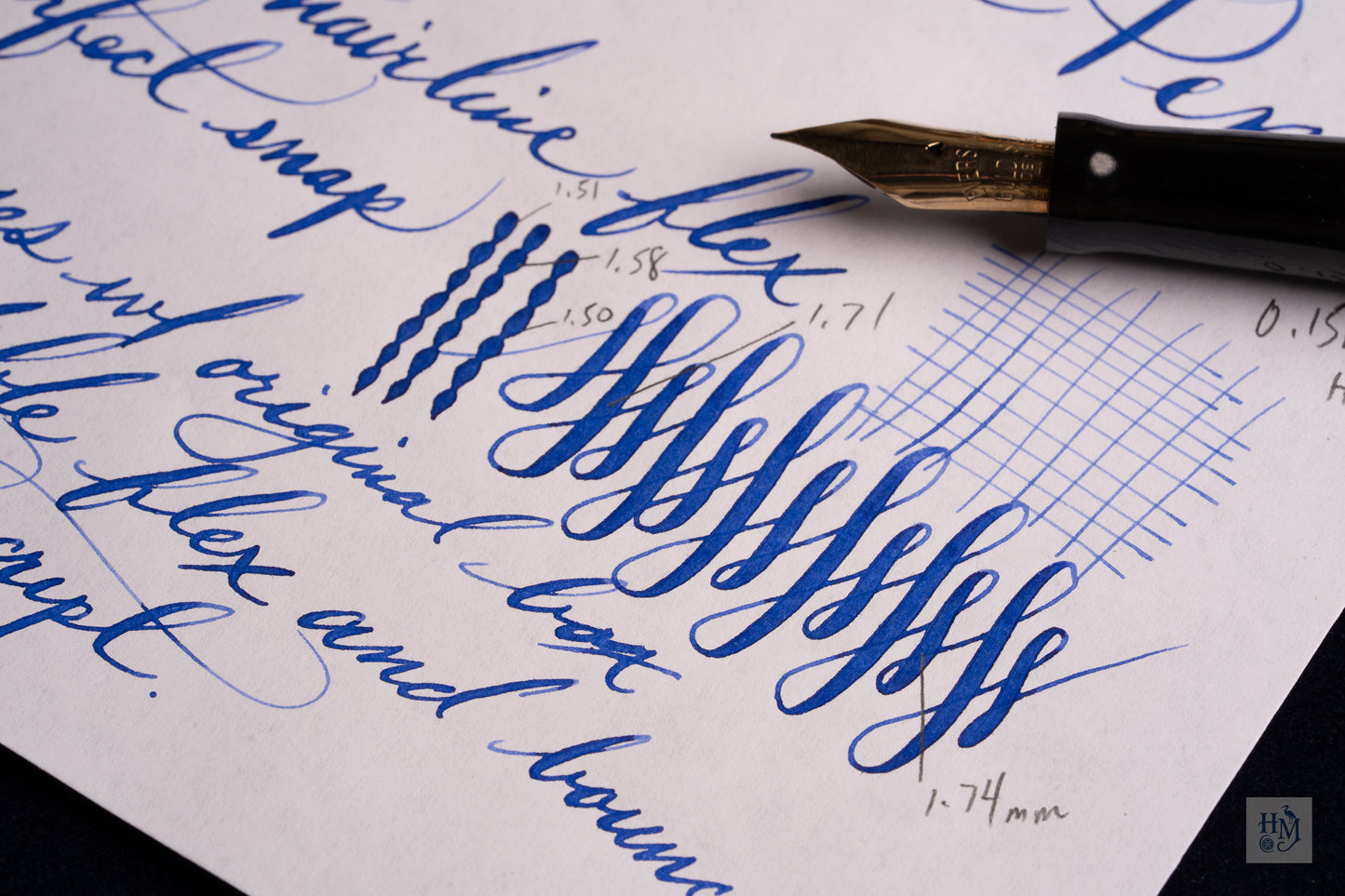 Wahl Eversharp Signature Gold Seal, Lazulitic Blue GPT, #5 Flexible nib