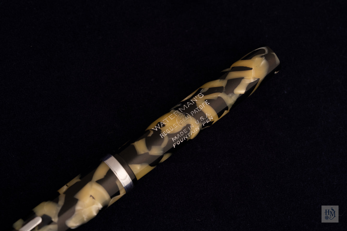 Waterman's Lady Patricia, Nacre Celluloid NPT, Manifold #2 14k