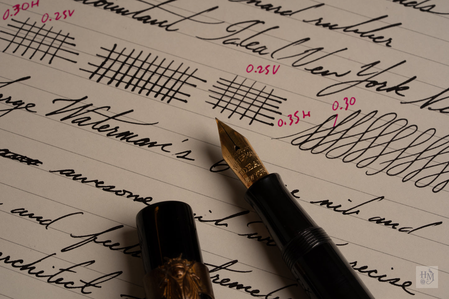 Waterman's 56, BHR, GPT Cicada Clip, #6 Accountant 14k