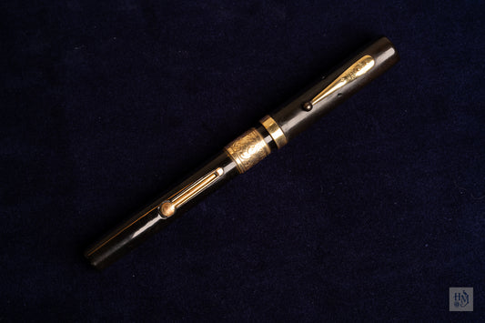 Waterman's 0752, BHR with Gold-Filled Overlay, GPT, Needlepoint #2 14k Flex