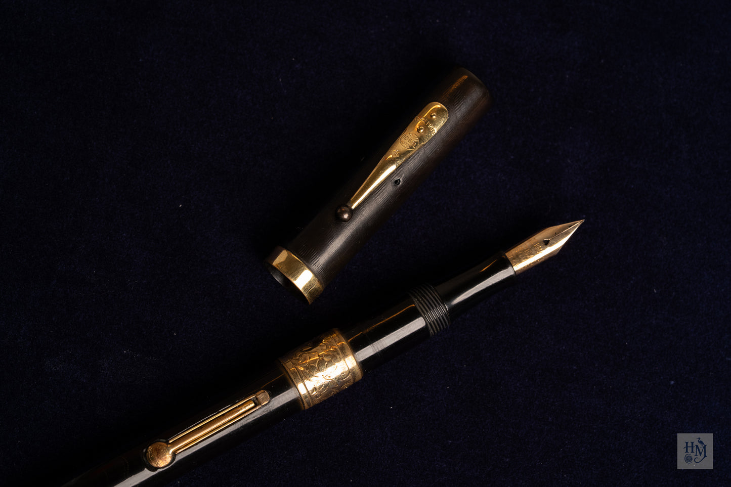 Waterman's 0752, BHR with Gold-Filled Overlay, GPT, Needlepoint #2 14k Flex