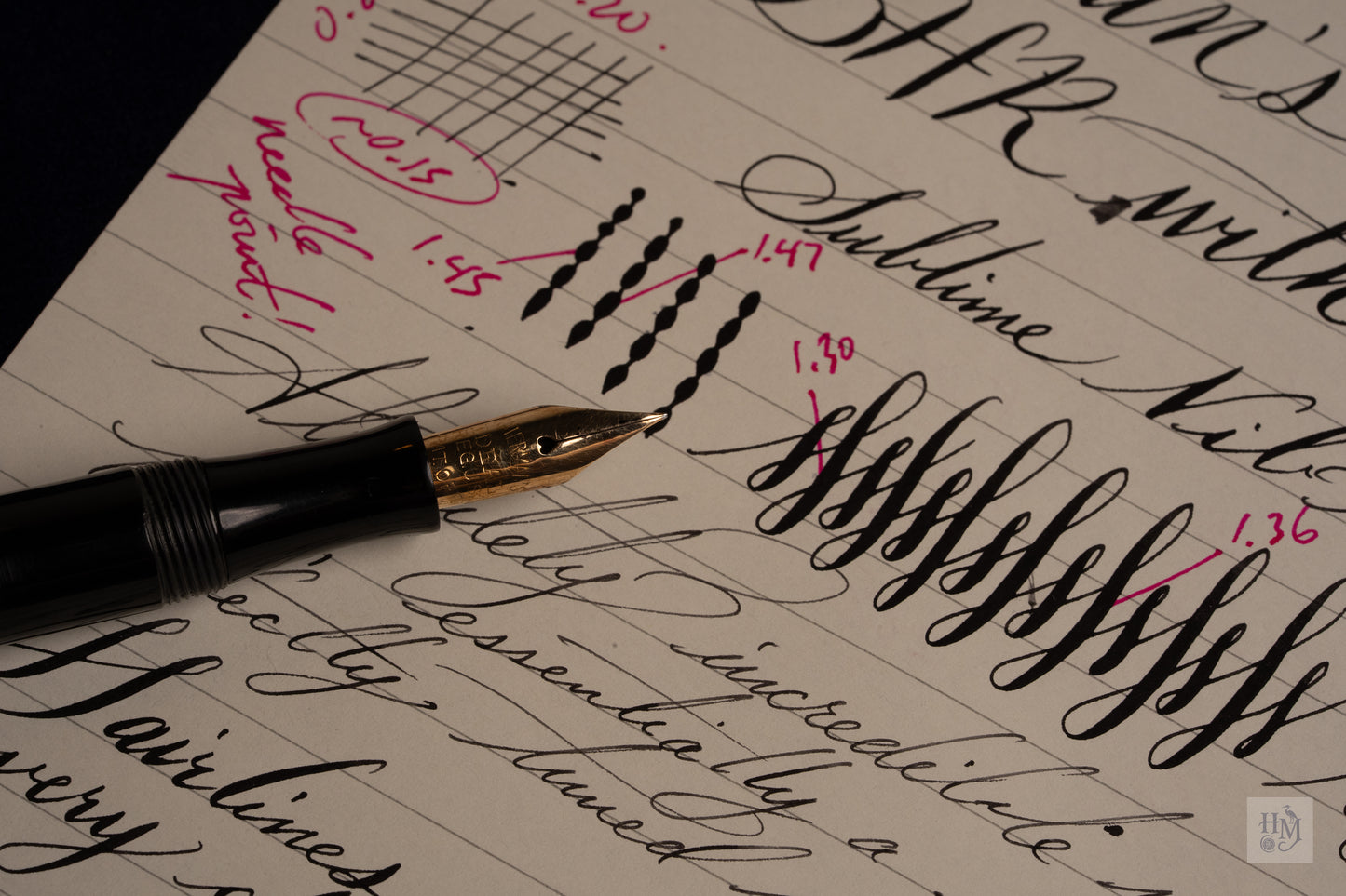 Waterman's 0752, BHR with Gold-Filled Overlay, GPT, Needlepoint #2 14k Flex