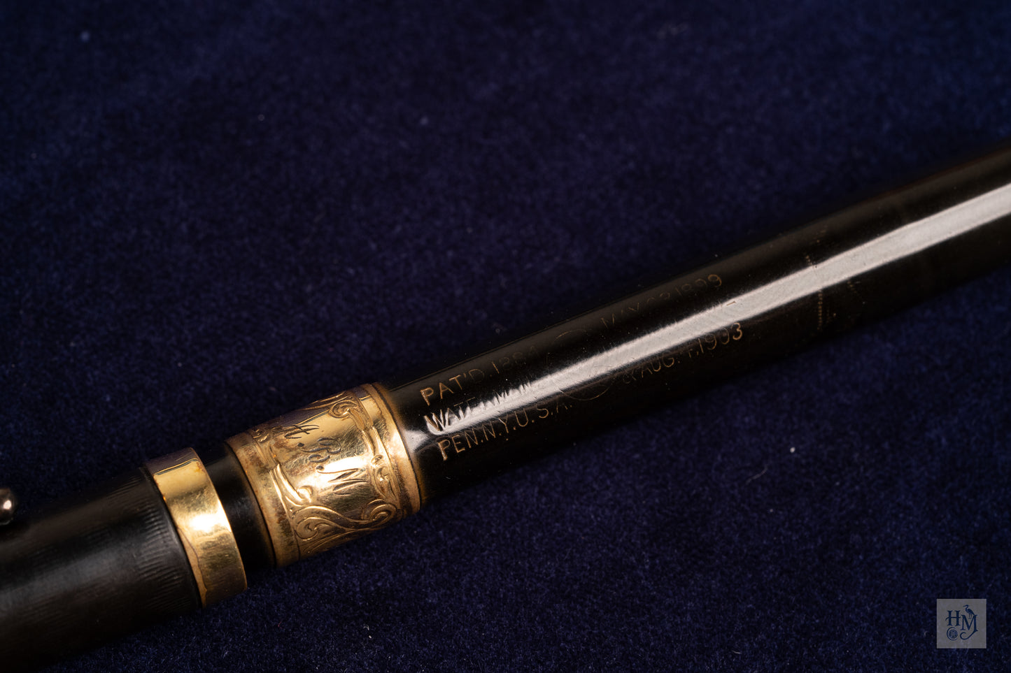 Waterman's 12, BCHR, Double GPT Barrel Bands, #2 14k Flex