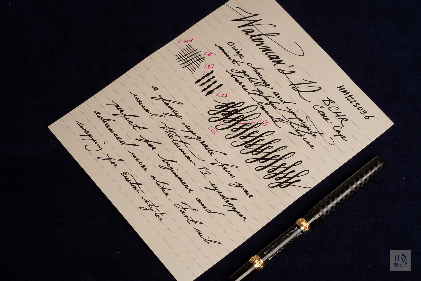Waterman's 12, BCHR, Double GPT Barrel Bands, #2 14k Flex