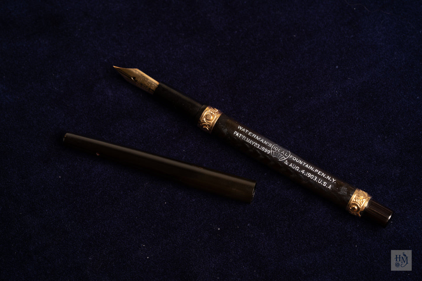 Waterman's 22, BCHR, Double GPT Barrel Bands, #2 14k Flex