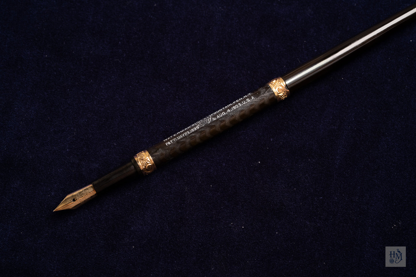 Waterman's 22, BCHR, Double GPT Barrel Bands, #2 14k Flex