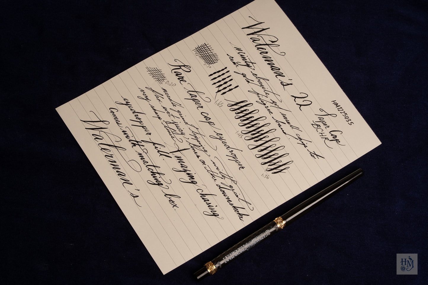 Waterman's 22, BCHR, Double GPT Barrel Bands, #2 14k Flex