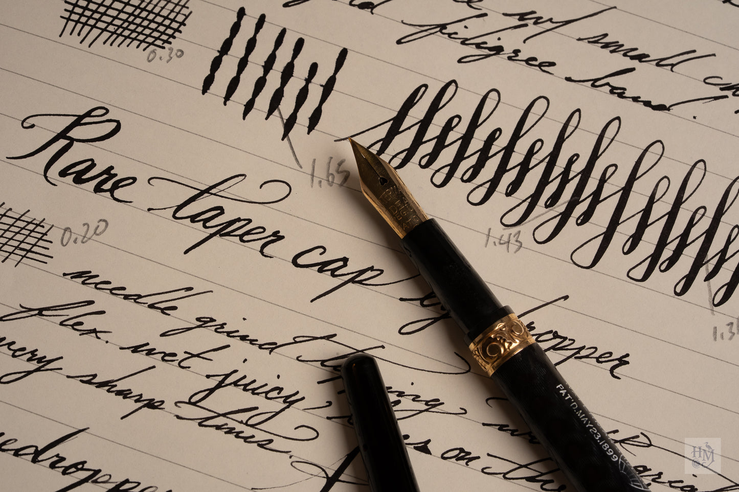 Waterman's 22, BCHR, Double GPT Barrel Bands, #2 14k Flex