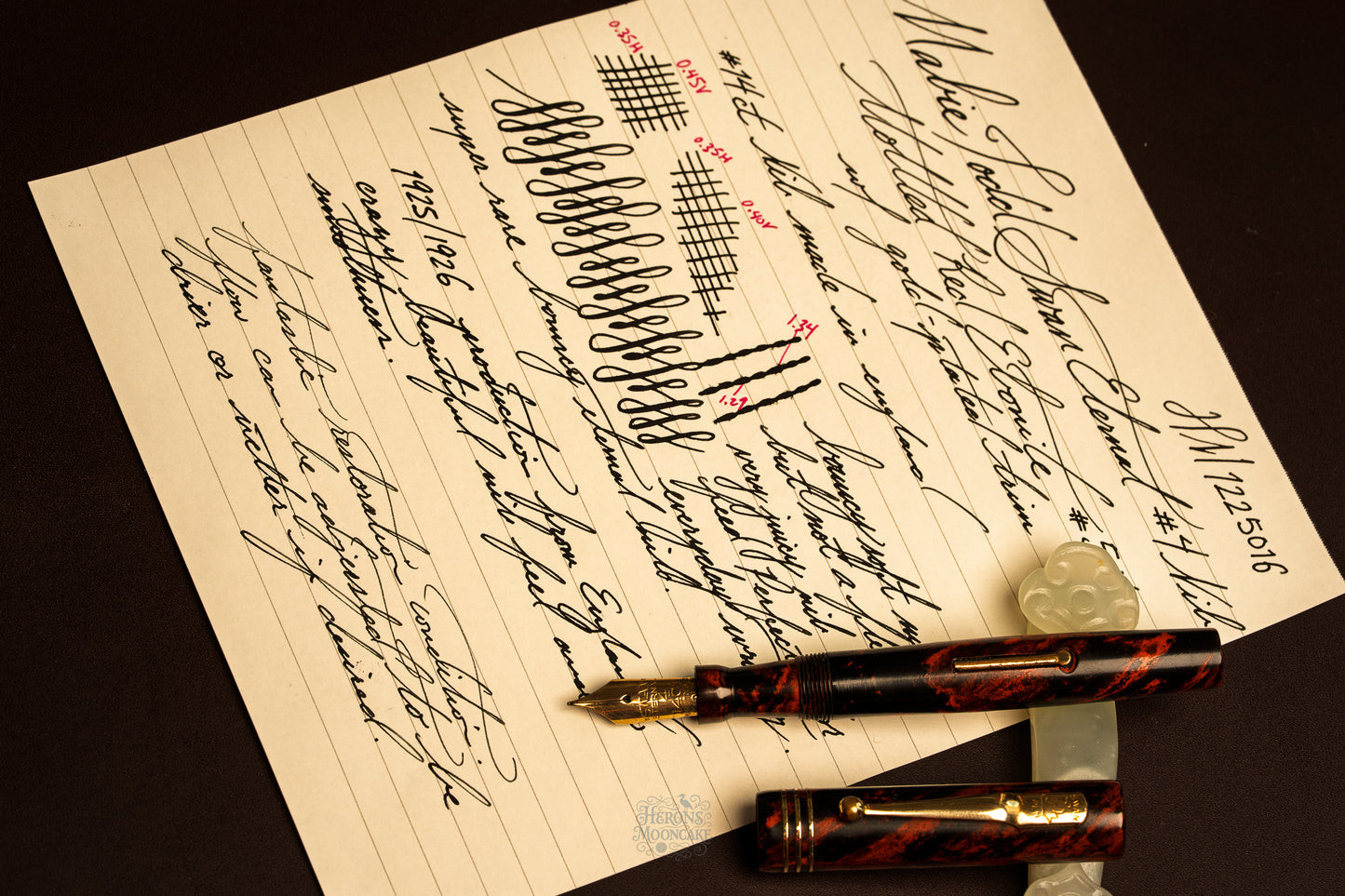 Mabie Todd Swan Eternal 54, Mottled GPT, Eternal #4 14ct ENG nib