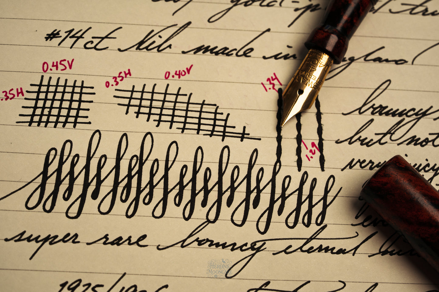Mabie Todd Swan Eternal 54, Mottled GPT, Eternal #4 14ct ENG nib