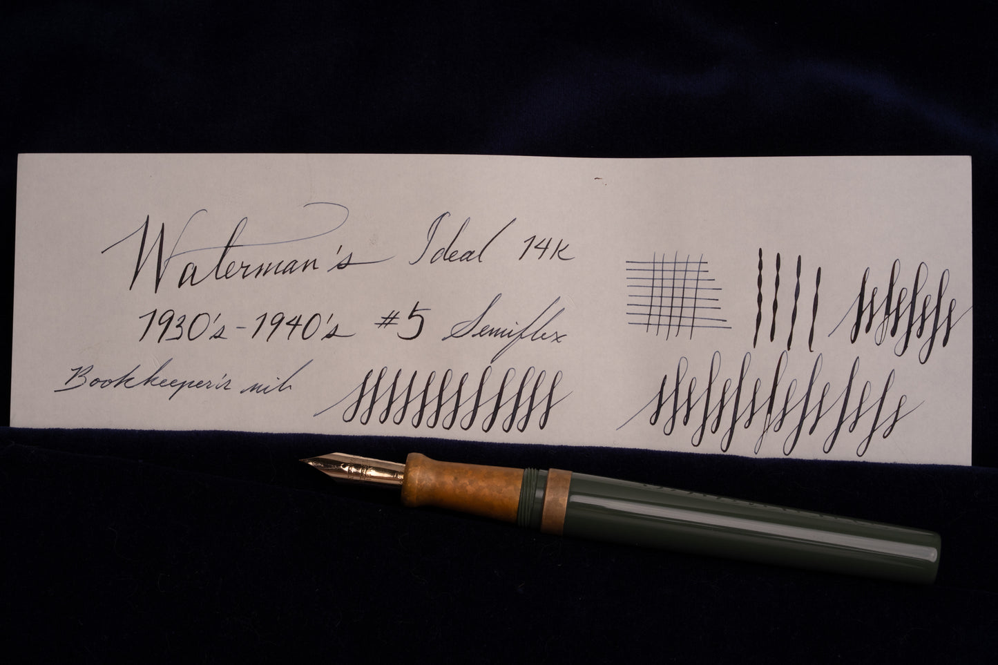 Jowo 6 Nib Unit | Waterman's | #5 Ideal | 14k Gold | EEF Flex