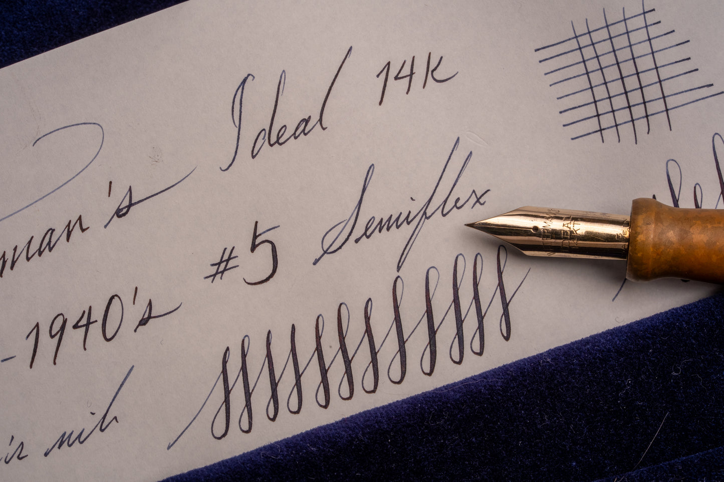 Jowo 6 Nib Unit | Waterman's | #5 Ideal | 14k Gold | EEF Flex