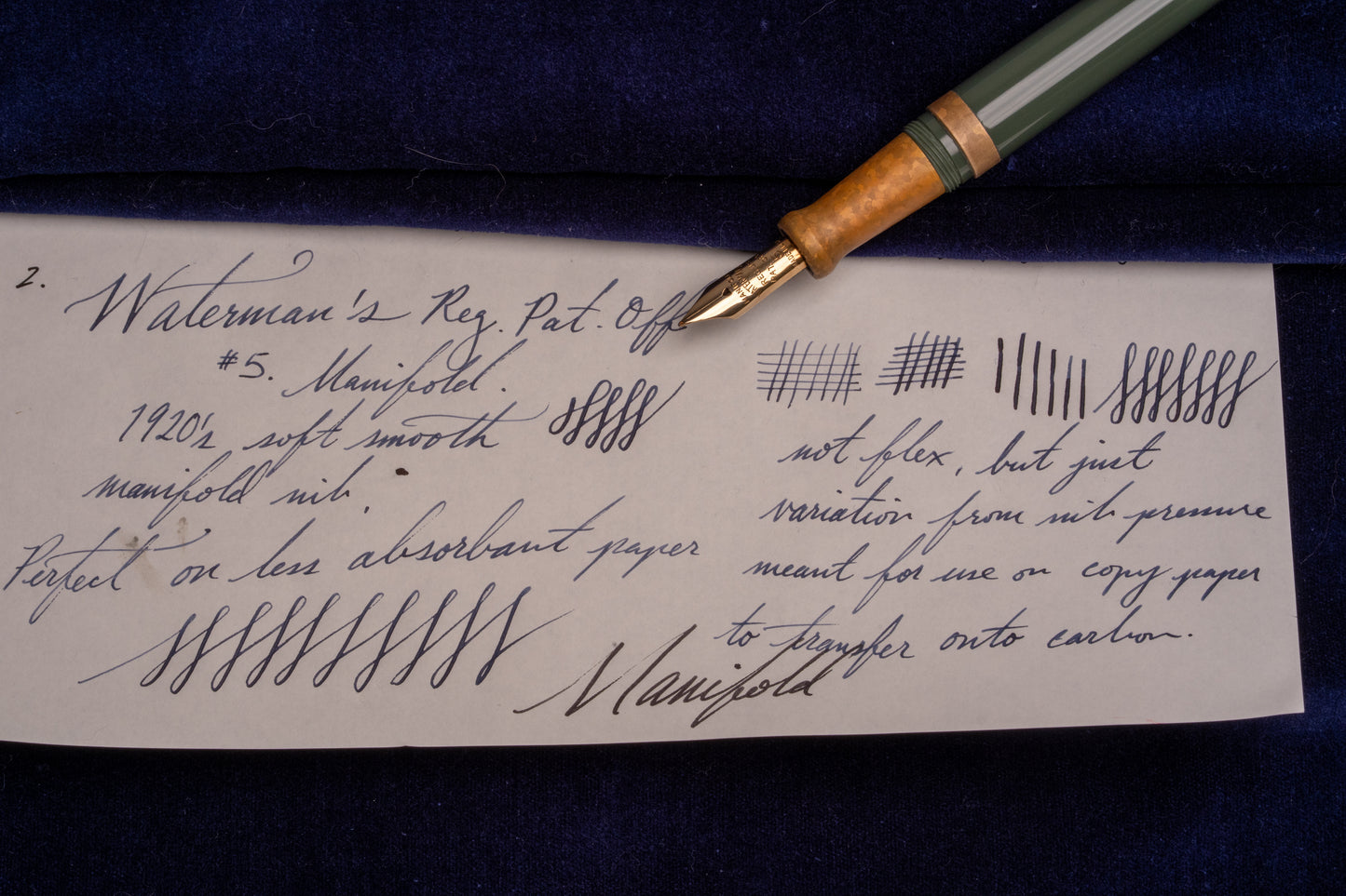 Jowo 6 Nib Unit | Waterman's | #5 Manifold | 14k Gold | F