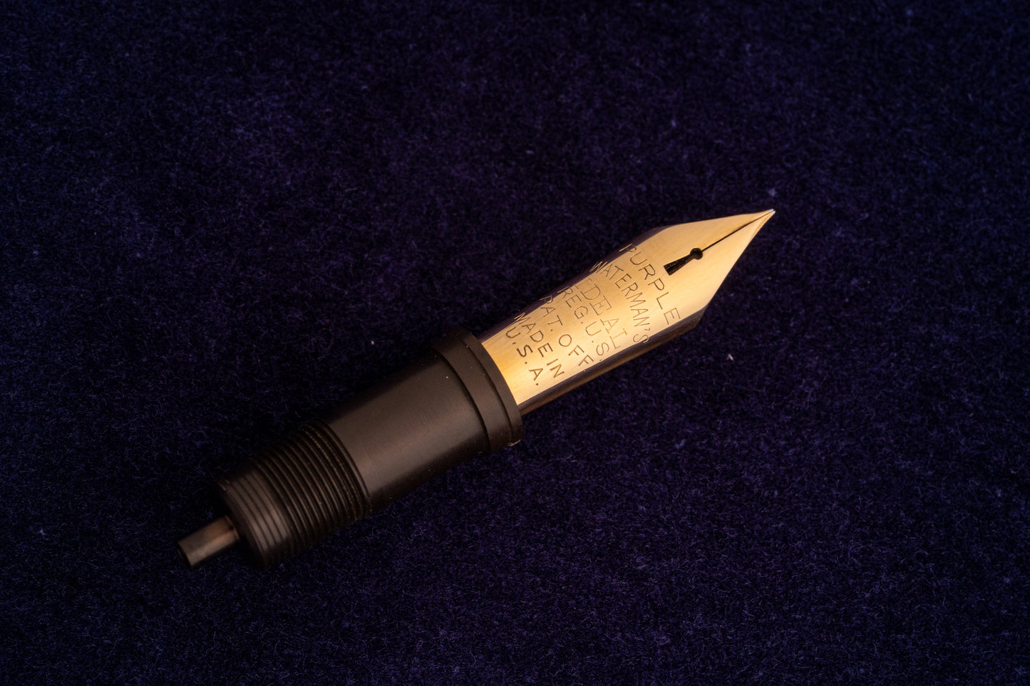 Jowo 6 Nib Unit | Waterman's | #7 Purple Keyhole | 14k Gold | Fine
