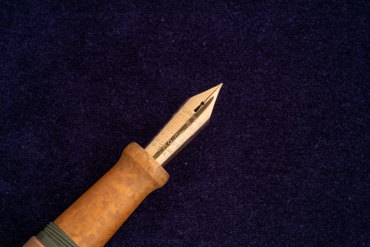 Jowo 6 Nib Unit | Waterman's | #7 Purple Keyhole | 14k Gold | Fine