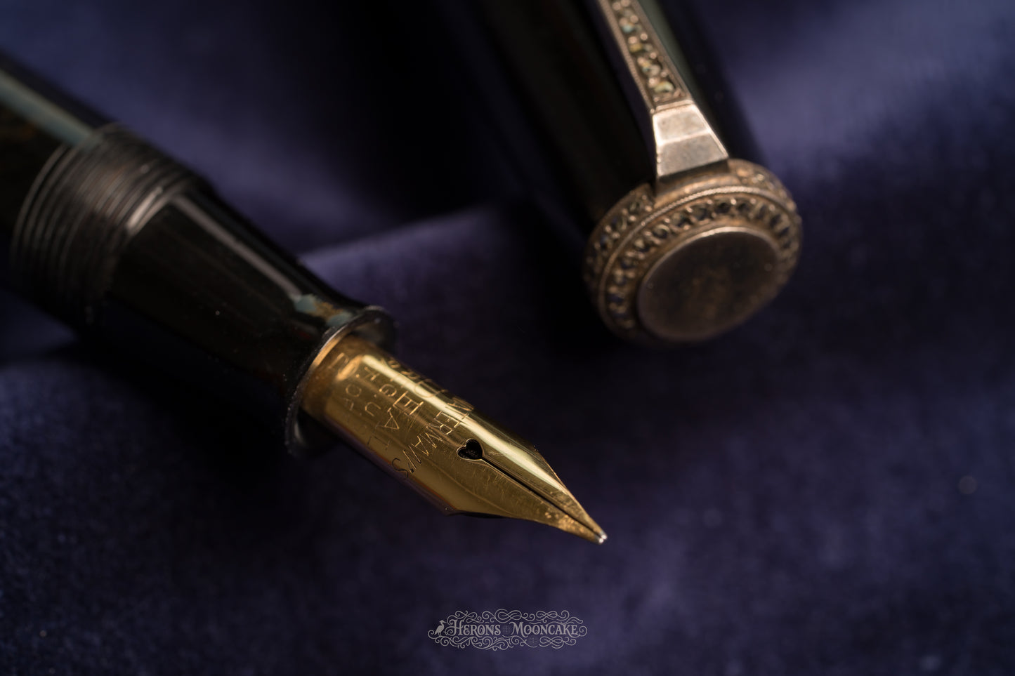Waterman's | 32 Glass Cartridge | Black Celluloid | #2 Flex