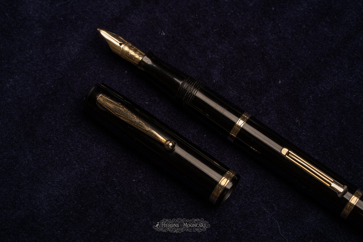 Waterman's | 92 | Black Celluloid | #2 Flex