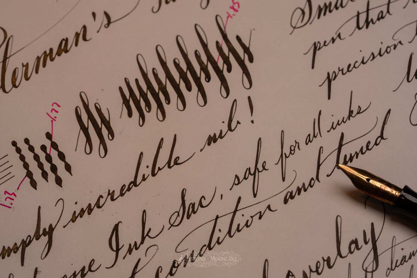 Waterman's | 0552½ V | Gold Pansy Overlay | #2 Flex