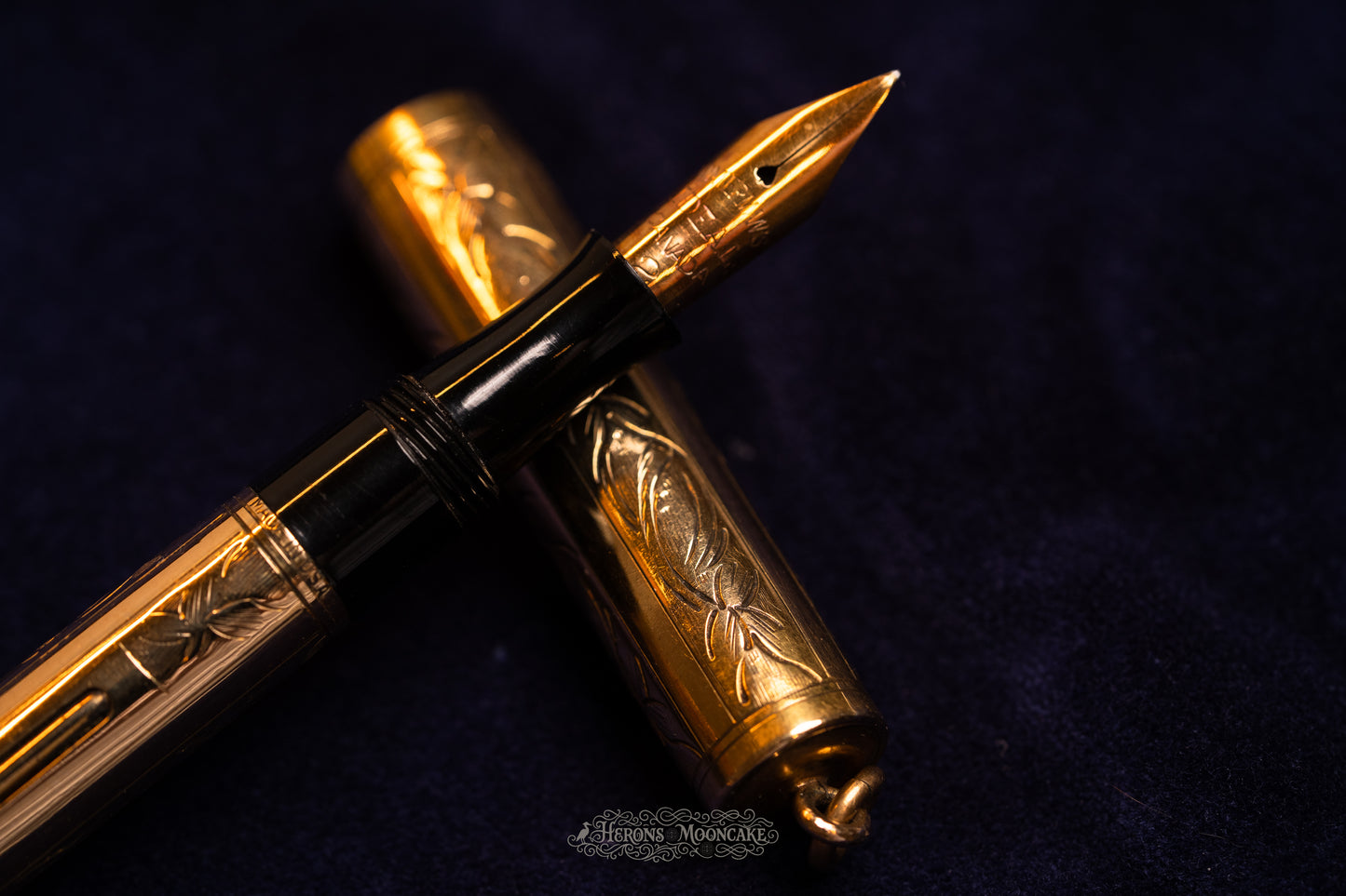 Waterman's | 0552½ V | Gold Pansy Overlay | #2 Flex