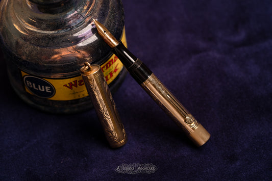 Waterman's | 0552½ V | Gold Pansy Overlay | #2 Flex