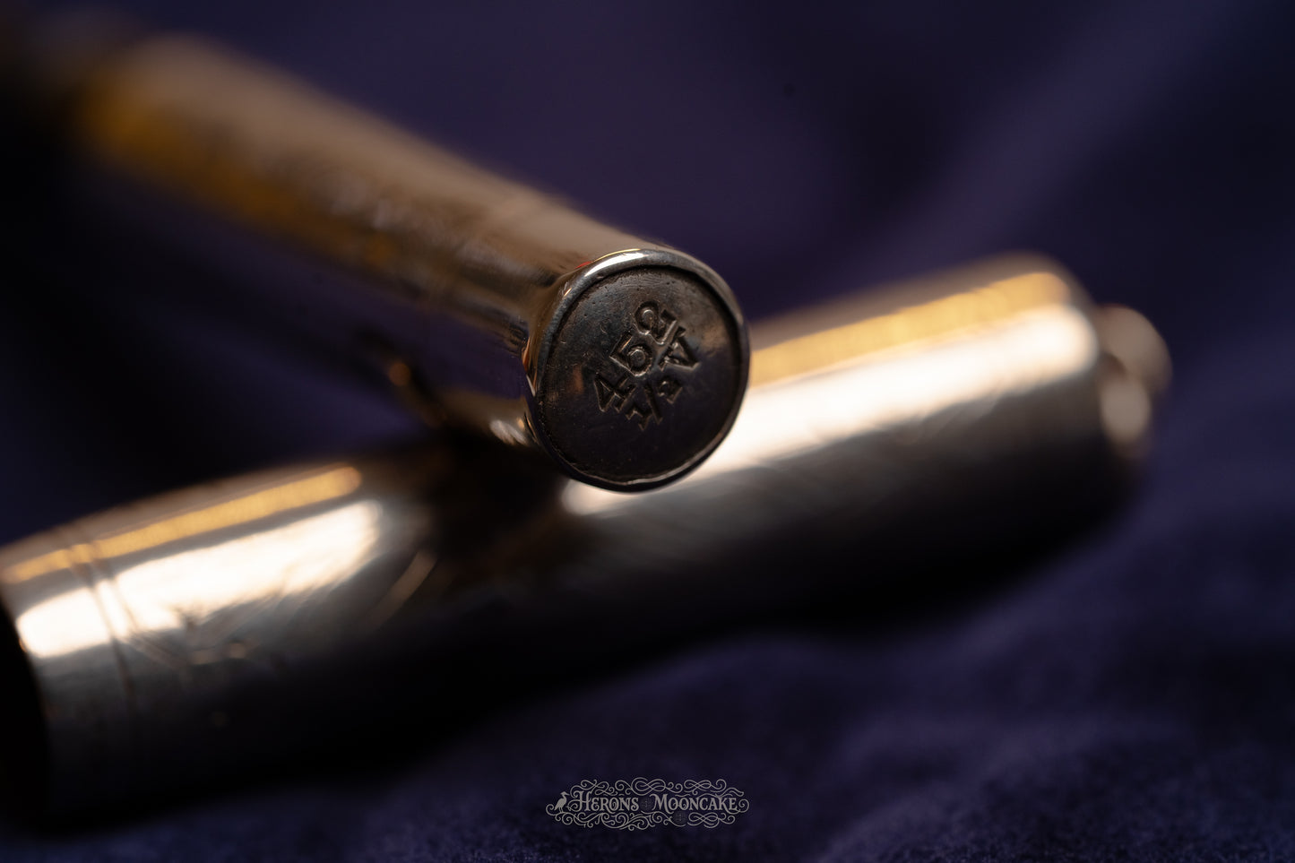 Waterman's | 452½ V | Sterling Pansy Overlay | #2 Flex
