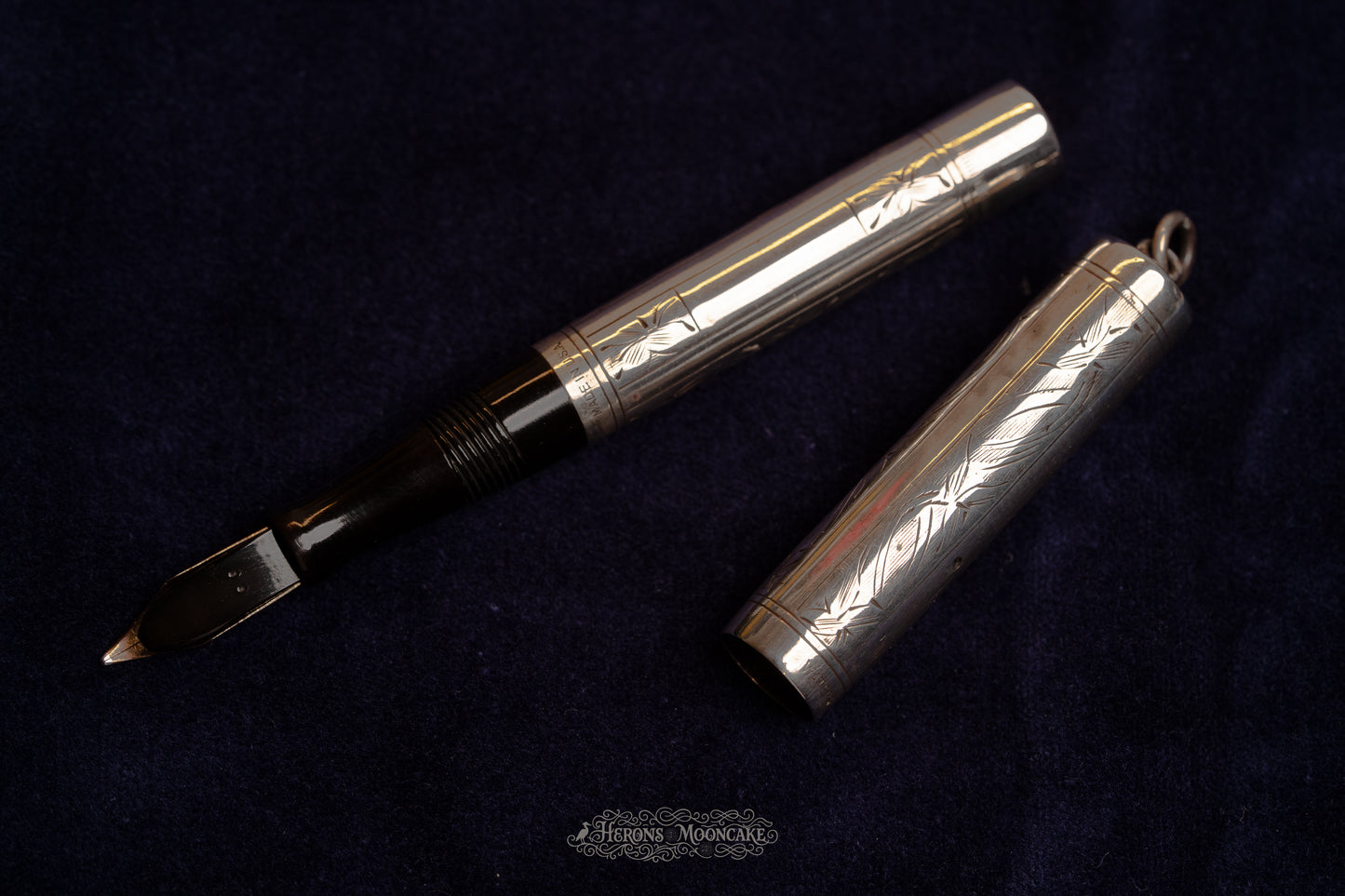 Waterman's | 452½ V | Sterling Pansy Overlay | #2 Flex