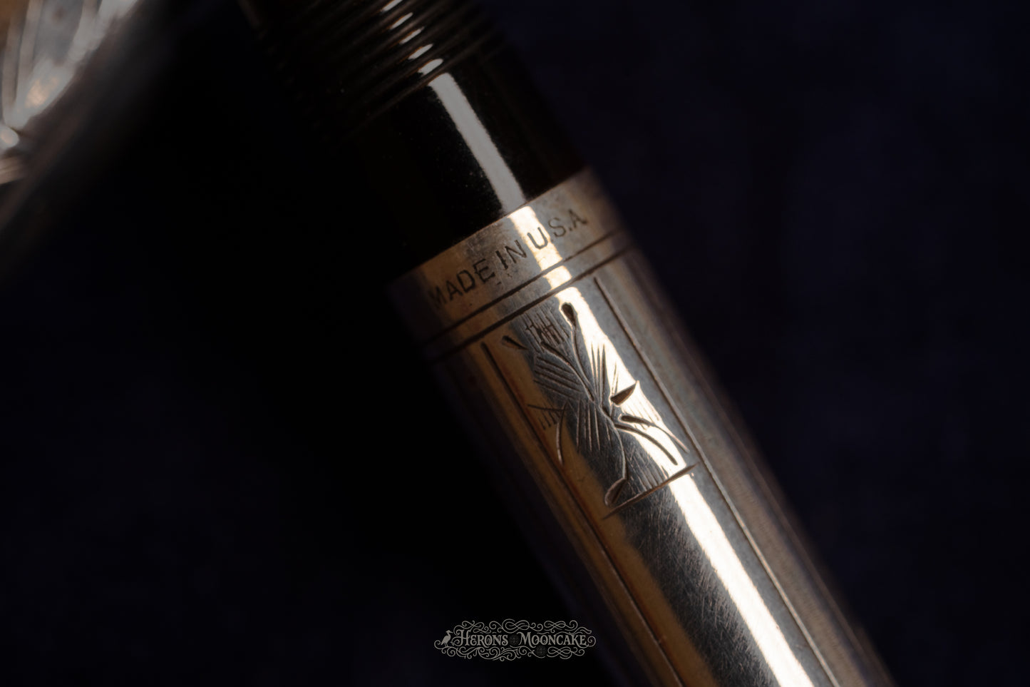 Waterman's | 452½ V | Sterling Pansy Overlay | #2 Flex