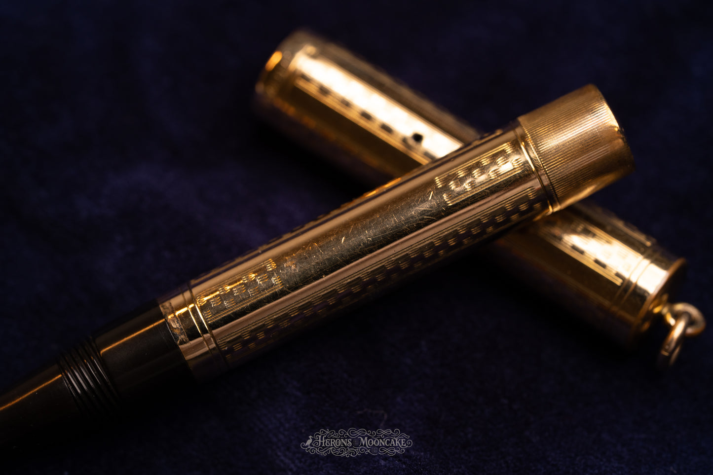 Waterman's | 0552½ V | Gold Gothic Overlay | #2 Flex Stub