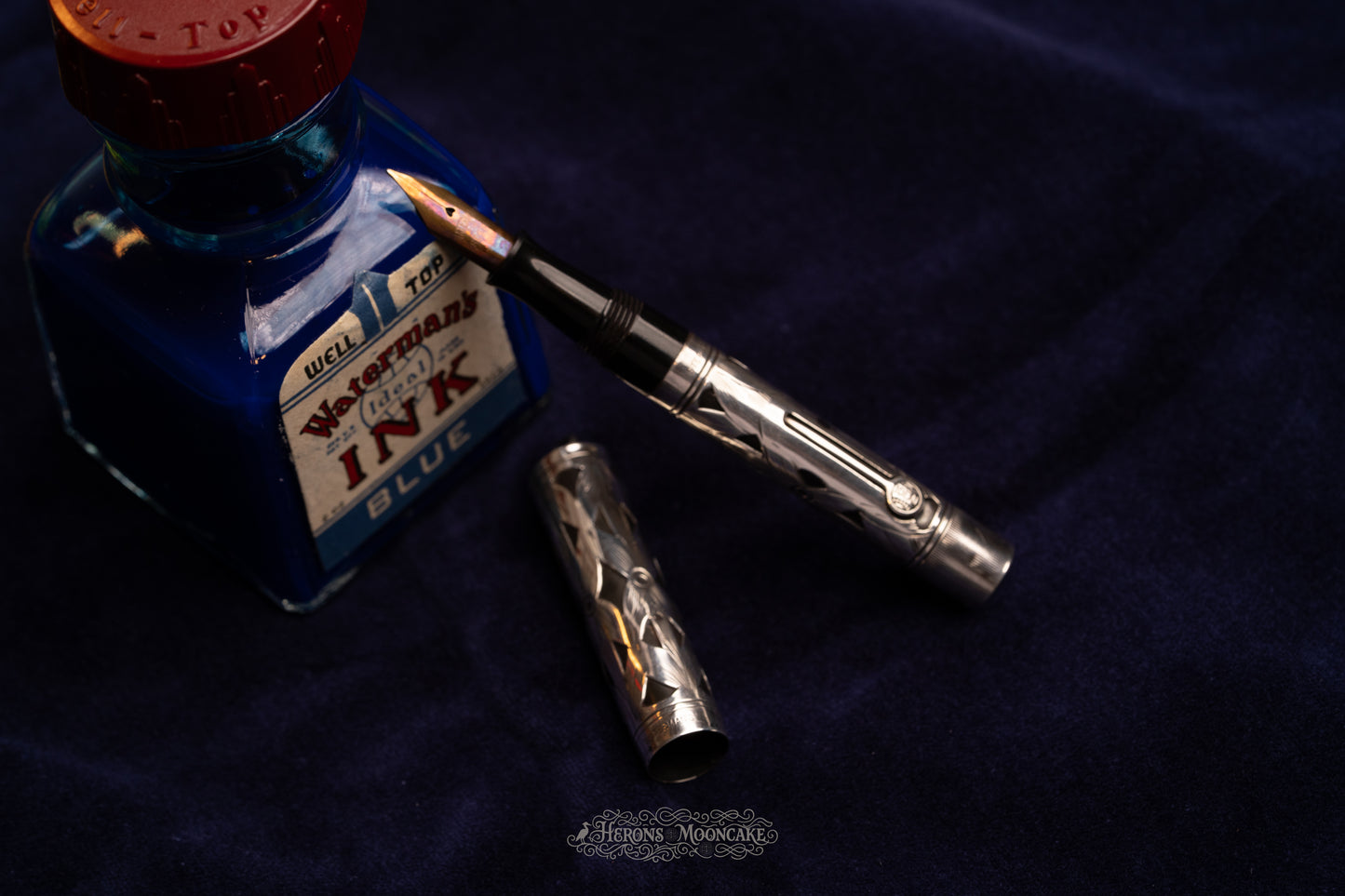 Waterman's | 452½ V | Sterling Basketweave Overlay | #2 Flex