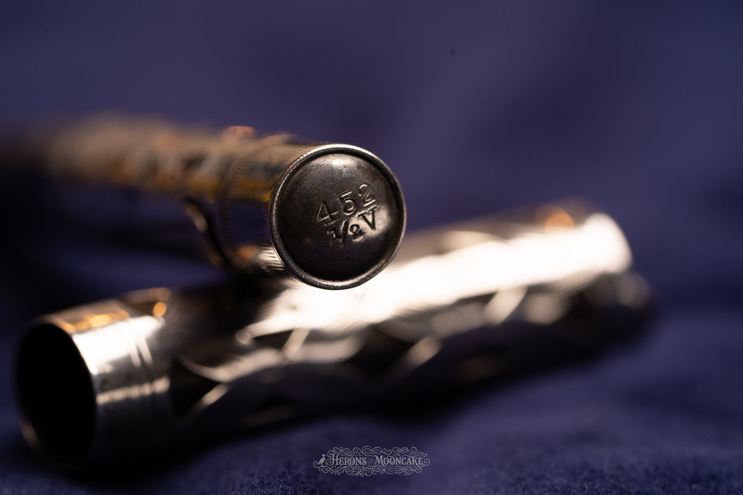 Waterman's | 452½ V | Sterling Basketweave Overlay | #2 Flex