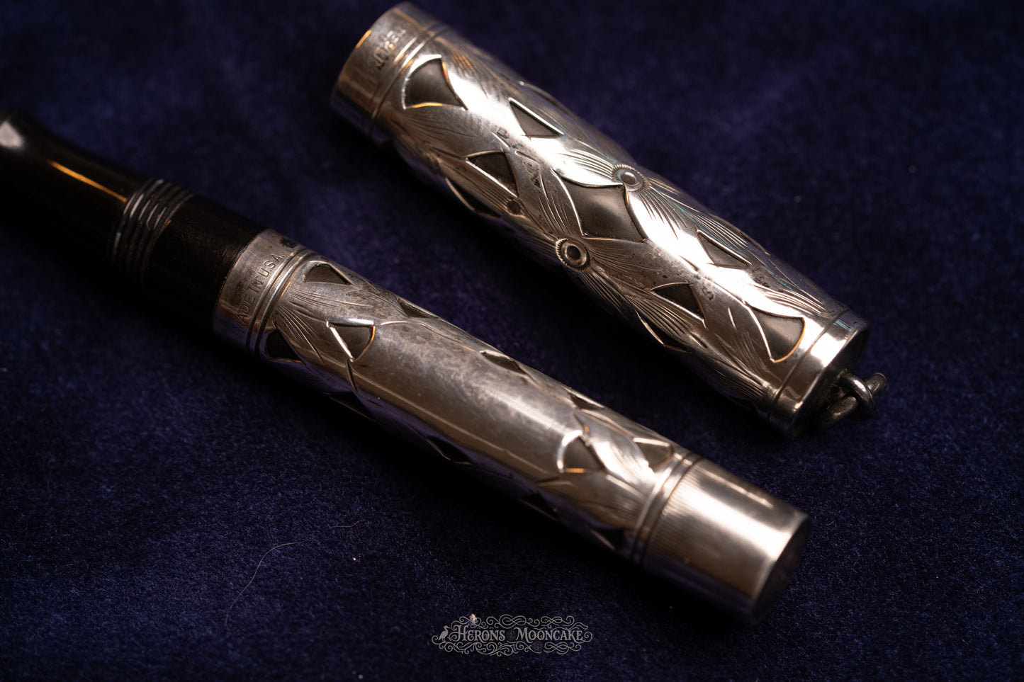 Waterman's | 452½ V | Sterling Basketweave Overlay | #2 Flex