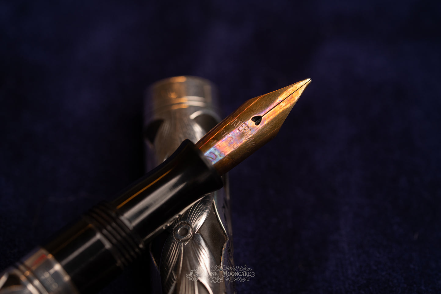 Waterman's | 452½ V | Sterling Basketweave Overlay | #2 Flex