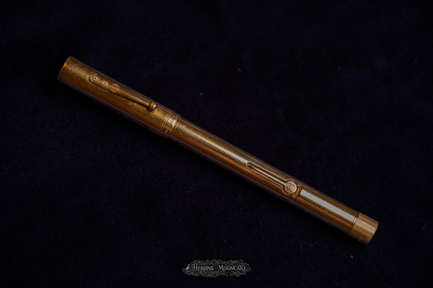 Waterman's | 0552½ | 18k Gold Plate Smooth Overlay | #2 Flex Stub