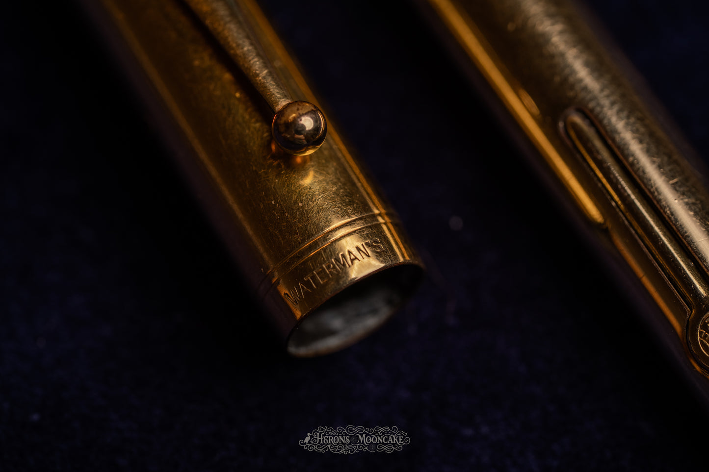 Waterman's | 0552½ | 18k Gold Plate Smooth Overlay | #2 Flex Stub