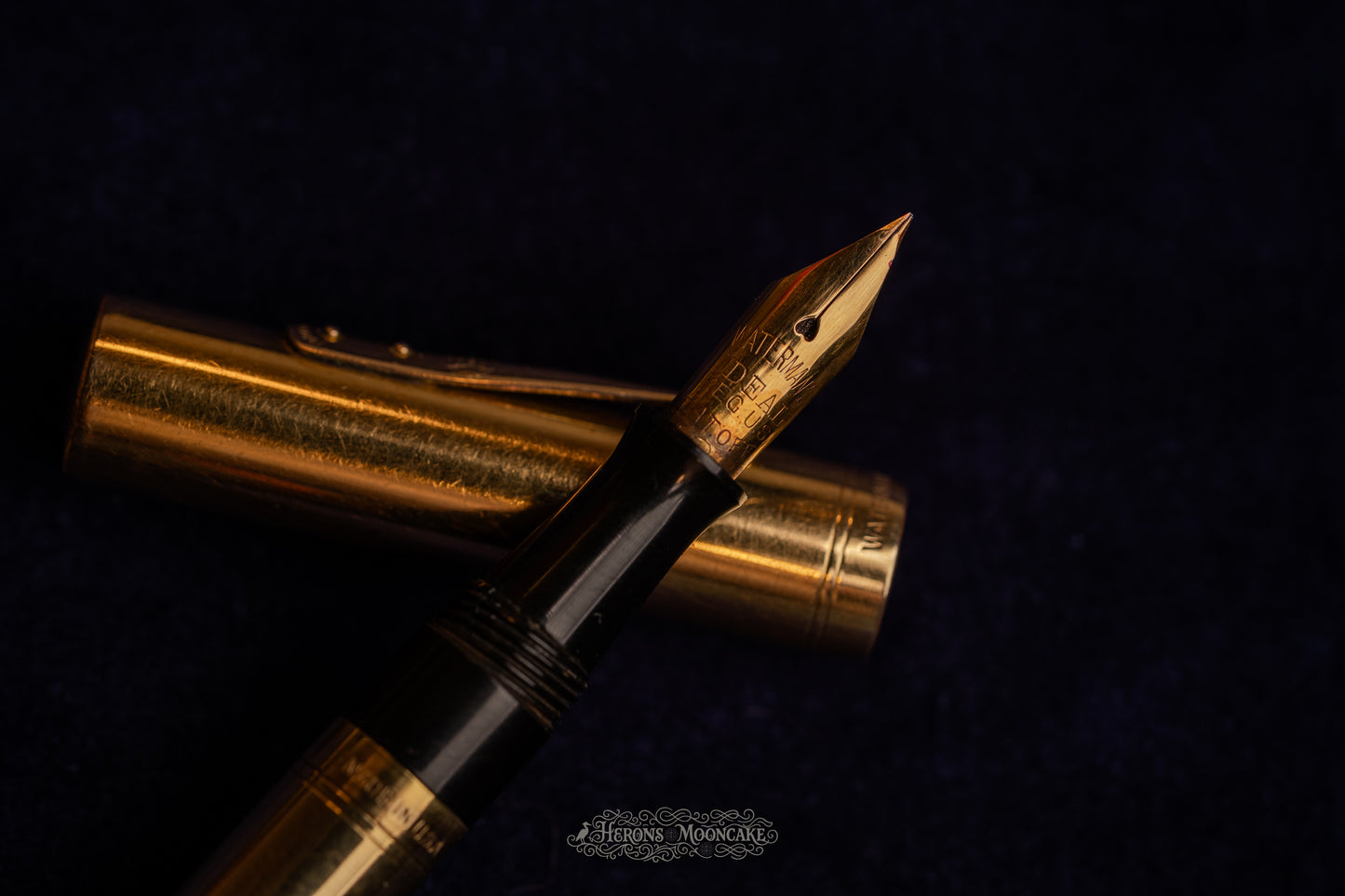 Waterman's | 0552½ | 18k Gold Plate Smooth Overlay | #2 Flex Stub