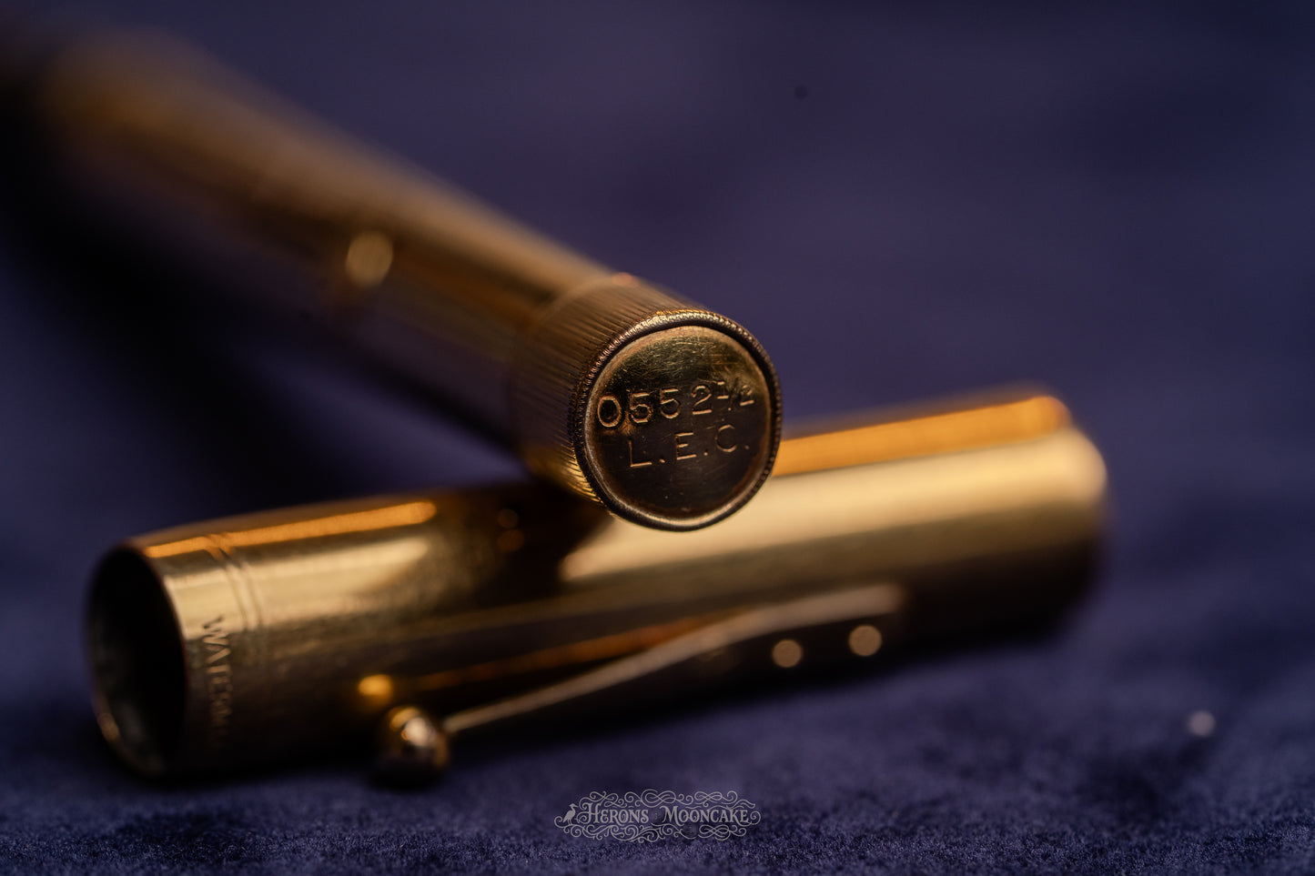 Waterman's | 0552½ | 18k Gold Plate Smooth Overlay | #2 Flex Stub